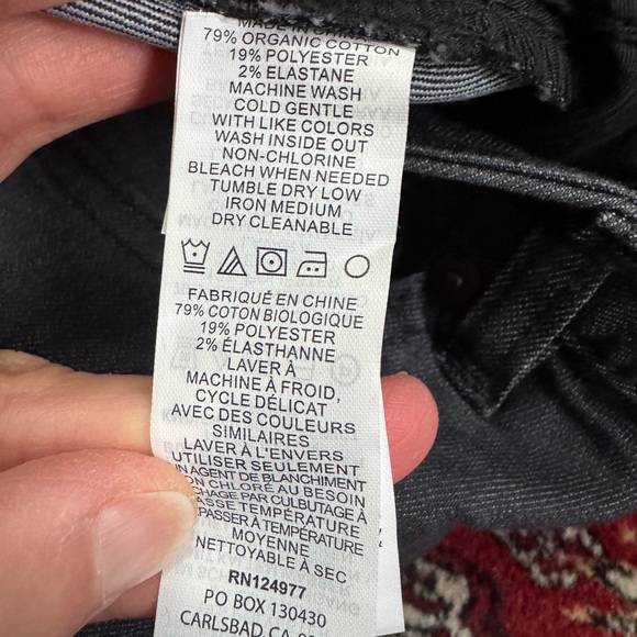 NWT Prana Kayla Charcoal High Rise Jeans - Size 2/26 Short - Picture 10 of 12